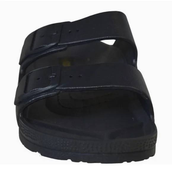 Tecs Two Band Sandals Black -7 - Picture 5 of 8